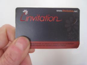 franchise l'invitation carte