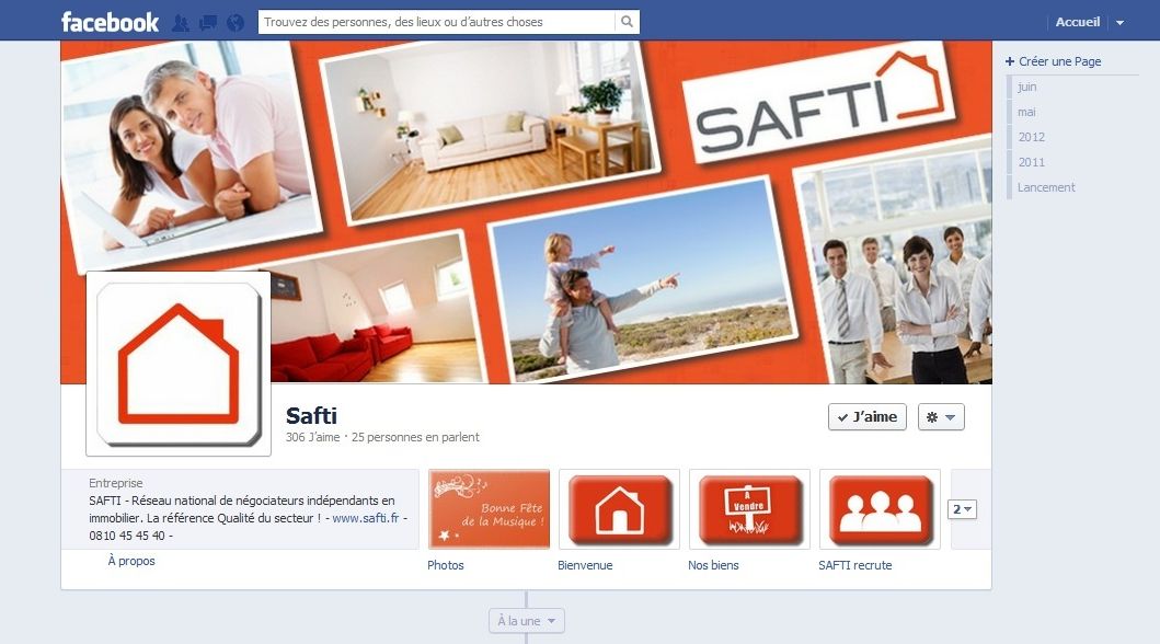 franchise Safti page facebook